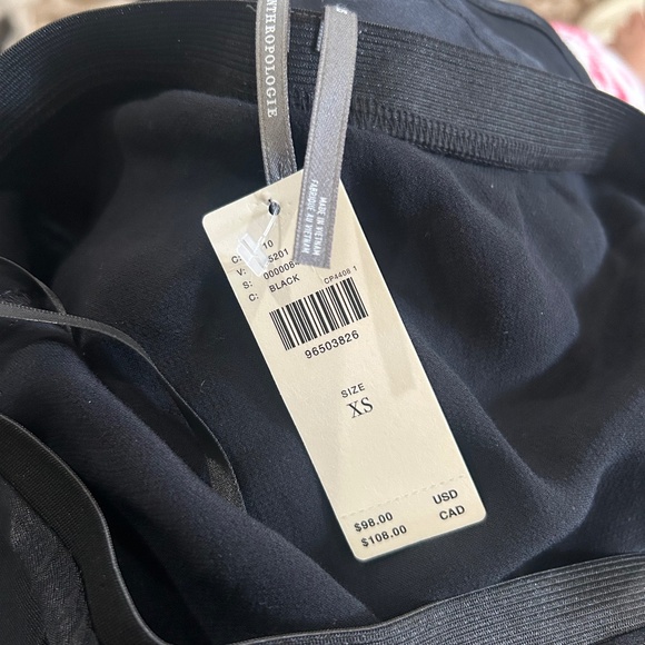 Anthropologie NWT Black Tilda Slip Skirt Size XS - Picture 9 of 9